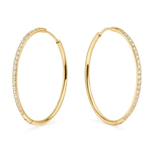 Helena Large Huggie Earrings