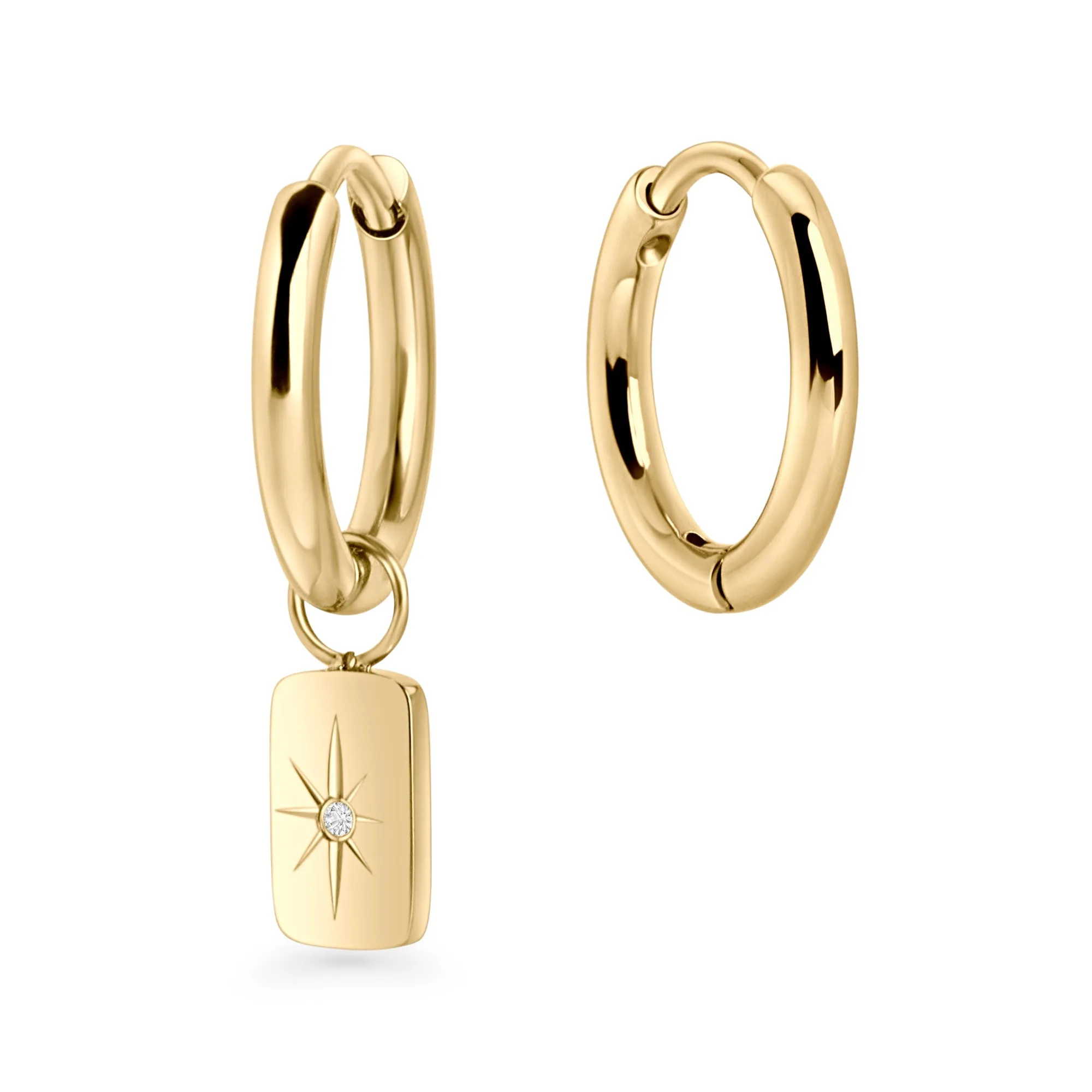 bijoux Polaris Huggie élégants