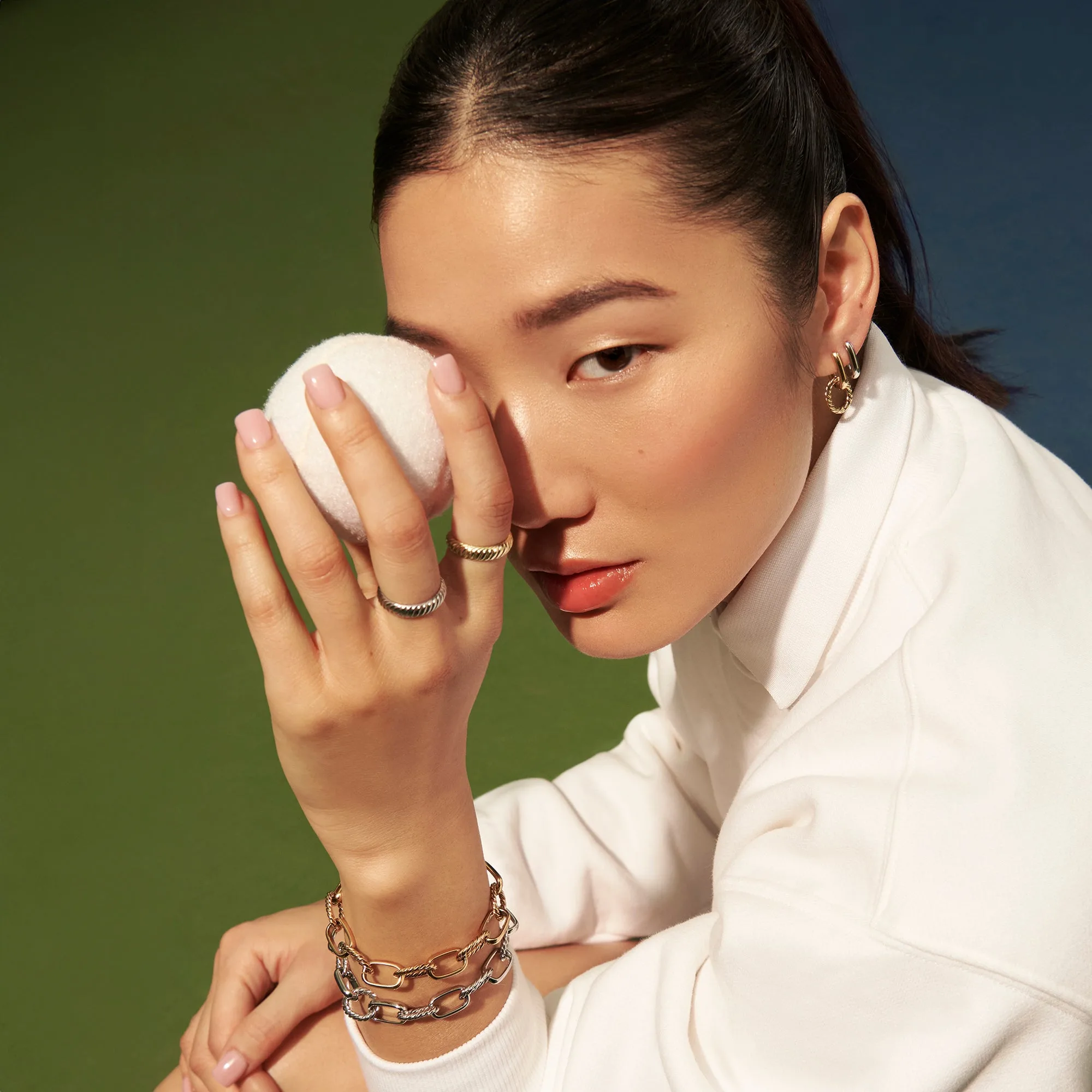 boucles d'oreilles élégantes Huggie