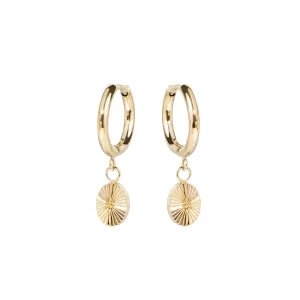 Soleilo Huggie Earrings