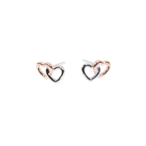 Synchronicity heart earrings